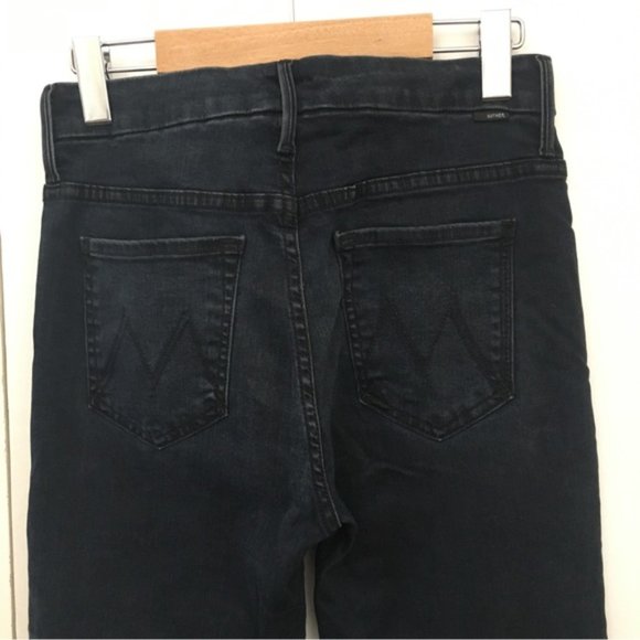 Mother High Waisted Looker Crop My Wildest Ride Wash Jeans - Picture 7 of 13